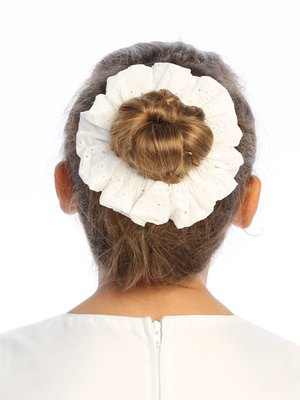 White Scrunchies