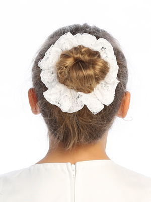 White Scrunchies